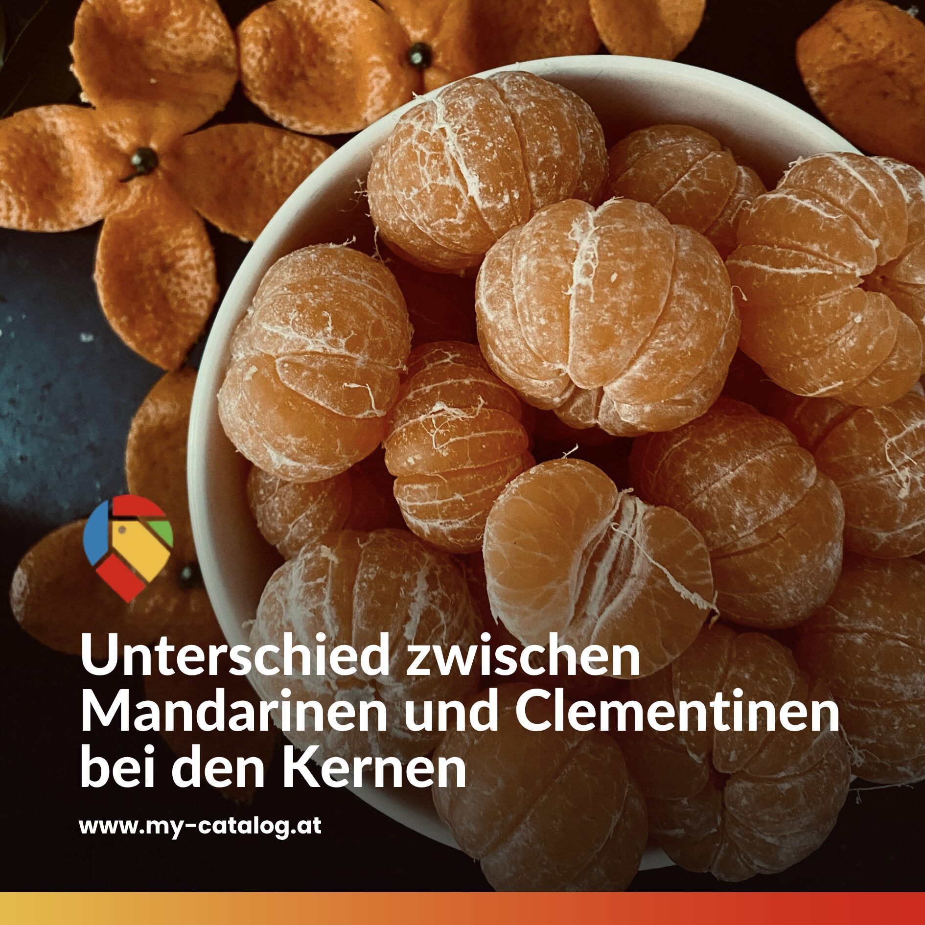 Unterschied zwischen Mandarinen und Clementinen bei den Kernen