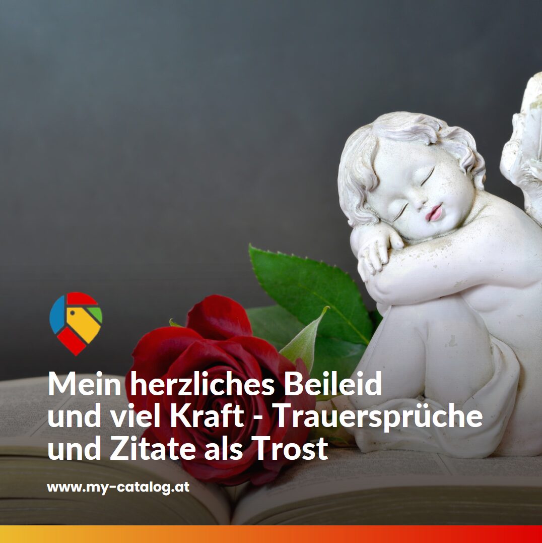 Mein herzliches Beileid und viel Kraft - Trauersprüche und Zitate als Trost