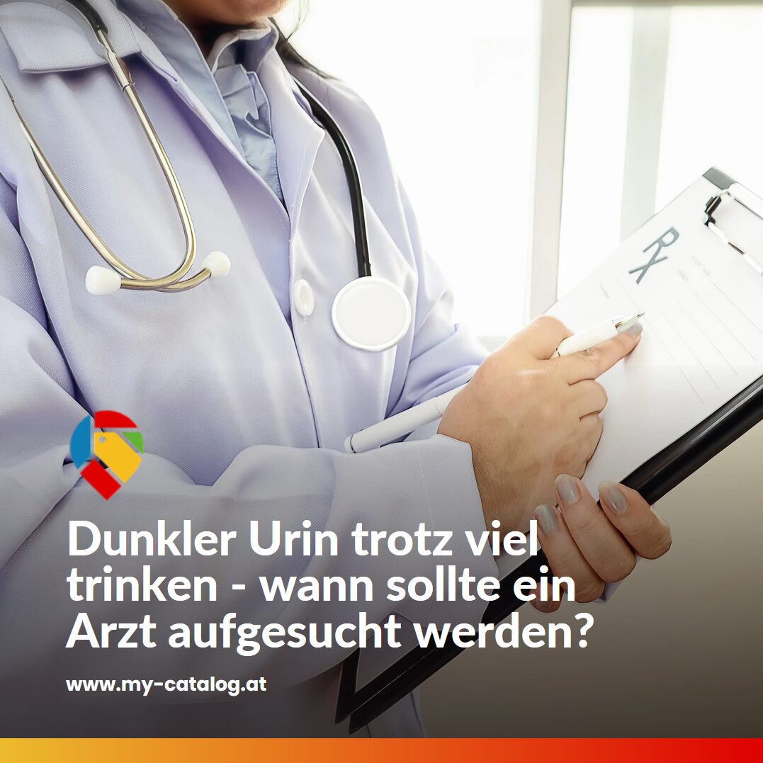 Dunkler Urin trotz viel trinken - wann sollte ein Arzt aufgesucht werden? Dunkler Urin trotz viel trinken - wann sollte ein Arzt aufgesucht werden?