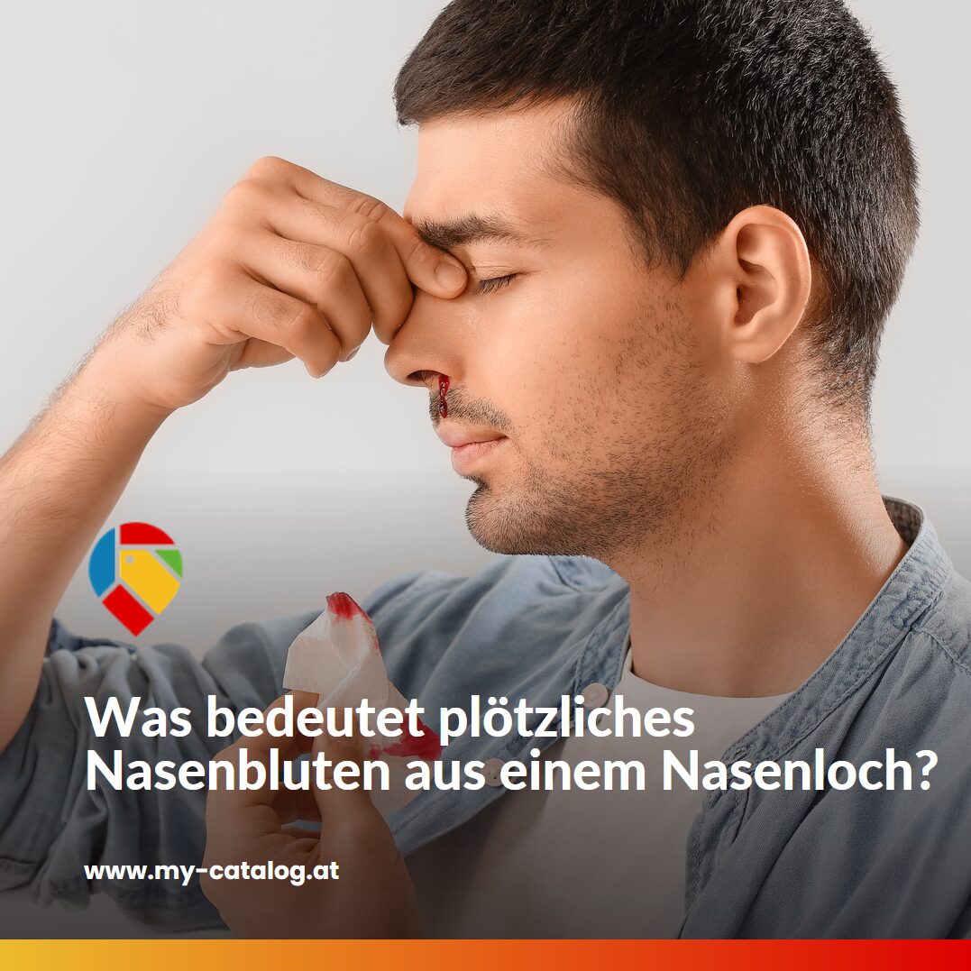 Was bedeutet plötzliches Nasenbluten aus einem Nasenloch? Was bedeutet plötzliches Nasenbluten aus einem Nasenloch?